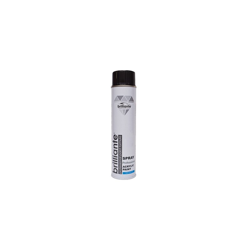 Spray vopsea acrilica Brilliante negru lucios 600 ml