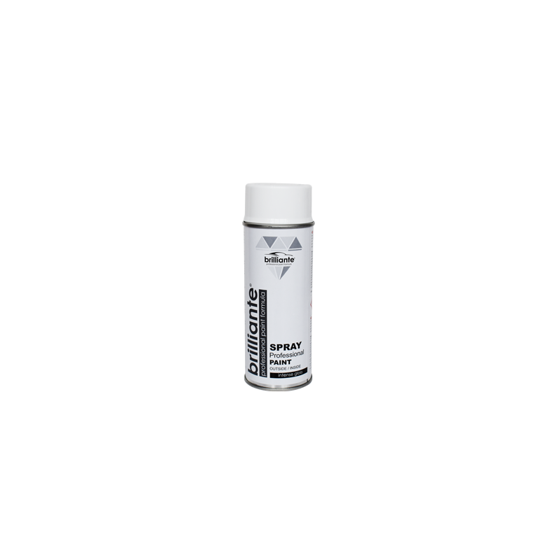 Spray vopsea acrilica Brilliante alb clasic lucios 400 ml