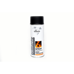 Spray vopsea Brilliante negru rezistent la temperaturi inalte 400 ml