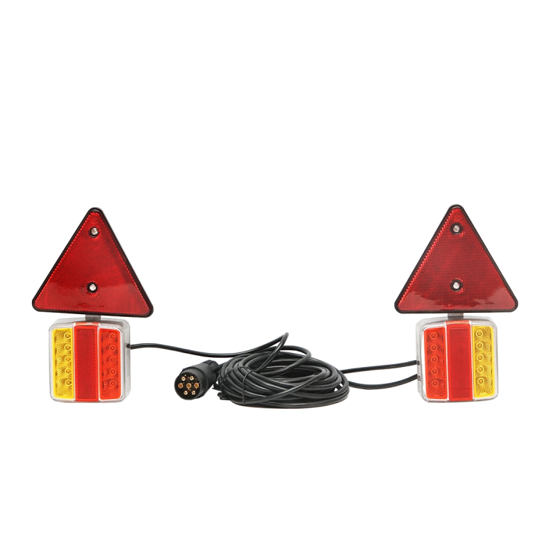 Set lampi LED magnetice pentru remorca cu fisa 7 pini si cablu