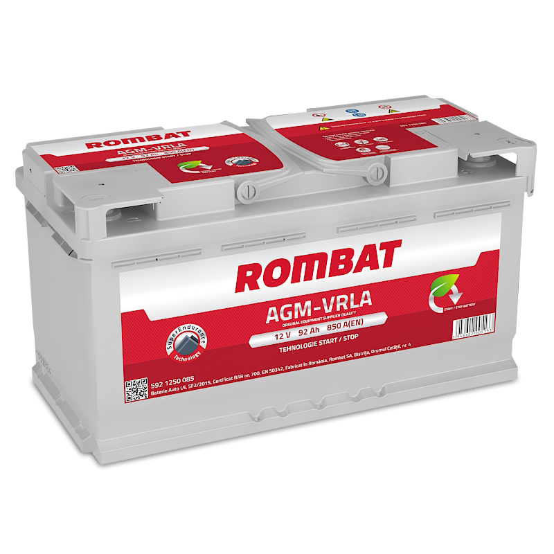 Acumulator Rombat AGM-VRLA 92 Ah Start-Stop