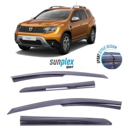 Set 4 bucati paravanturi compatibile Dacia Duster 2010-2017, autoadezive