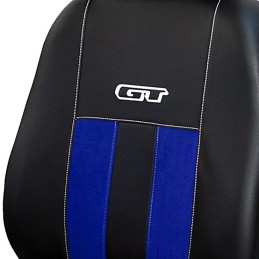 Set huse scaun Gt8 negru -albastru