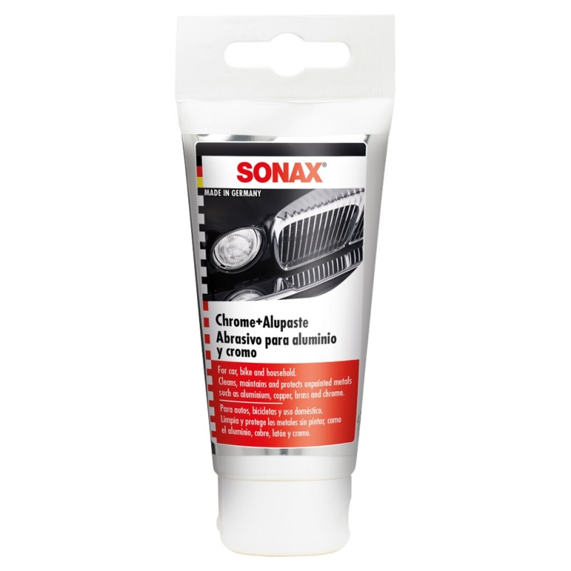 Solutie abraziva Sonax pentru suprafetele din crom si aluminiu 75ml