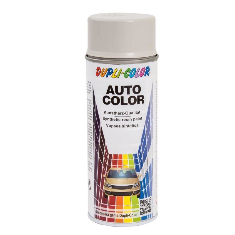 Vopsea spray auto Dupli-Color dacia alb gri 13