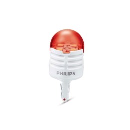 Set 2 becuri led exterior 12V W21 red W3X16D ultinon pro3000 si Philips