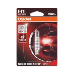 Bec 12V H1 55 W night breaker silver +100% blister Osram