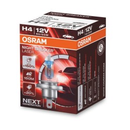 Bec 12V H4 60/55 W night breaker laser nextgen +150% Osram
