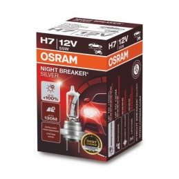 Bec 12V H7 55 W night breaker silver +100% Osram