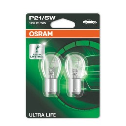 Set 10 becuri 12V P21/5W ultra life Osram