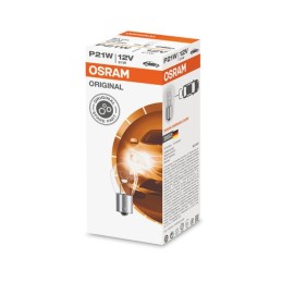 Set 10 becuri 12V P21W original Osram