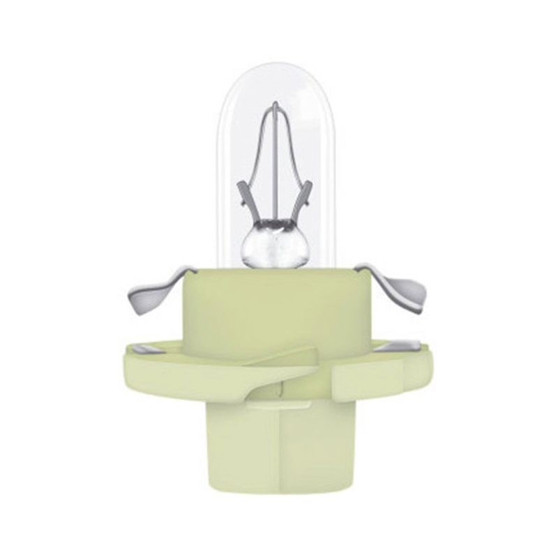 Set 10 becuri bord Bx8.4D soclu verde deschis 12V 2W Osram