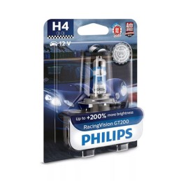 Bec far H4 60/55W 12V racing vision gt200 blister Philips