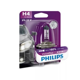 Bec far H4 P43T 60/55W 12V vision plus Philips