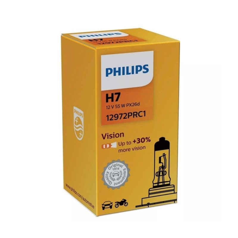 Bec far H7 55W 12V vision Philips