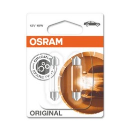 Set 2 Becuri 12V C10W original blister Osram