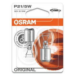 Set 2 becuri 12V P21/5W original blister Osram