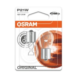 Set 2 becuri 12V P21W original blister Osram