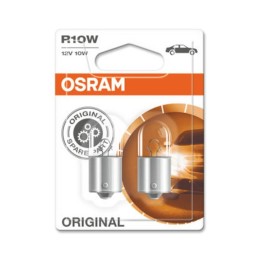 Set 2 becuri 12V R10W original blister Osram