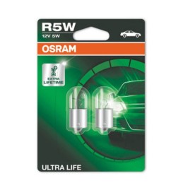 Set 2 becuri 12V R5W ultra life blister Osram