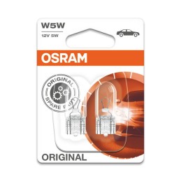 Set 2 becuri 12V W5W original blister Osram
