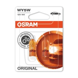 Set 2 becuri 12V Wy5W original blister Osram