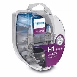 Set 2 becuri far H1 55W 12V vision plus Philips