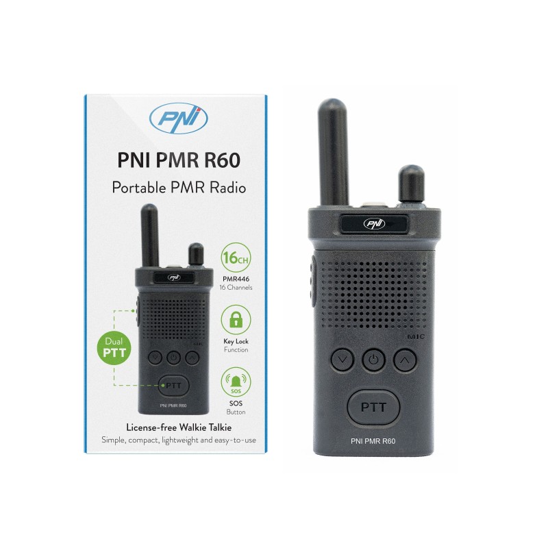 Statie radio portabila PNI PMR R60 446MHz