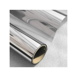 Rola folie geamuri Silver ieftina, cromata-argintie, 30m x1.52m