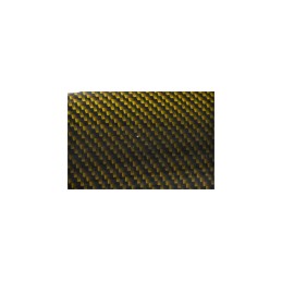 Rola folie carbon auriu 9D Premium 1,5mx16.8m