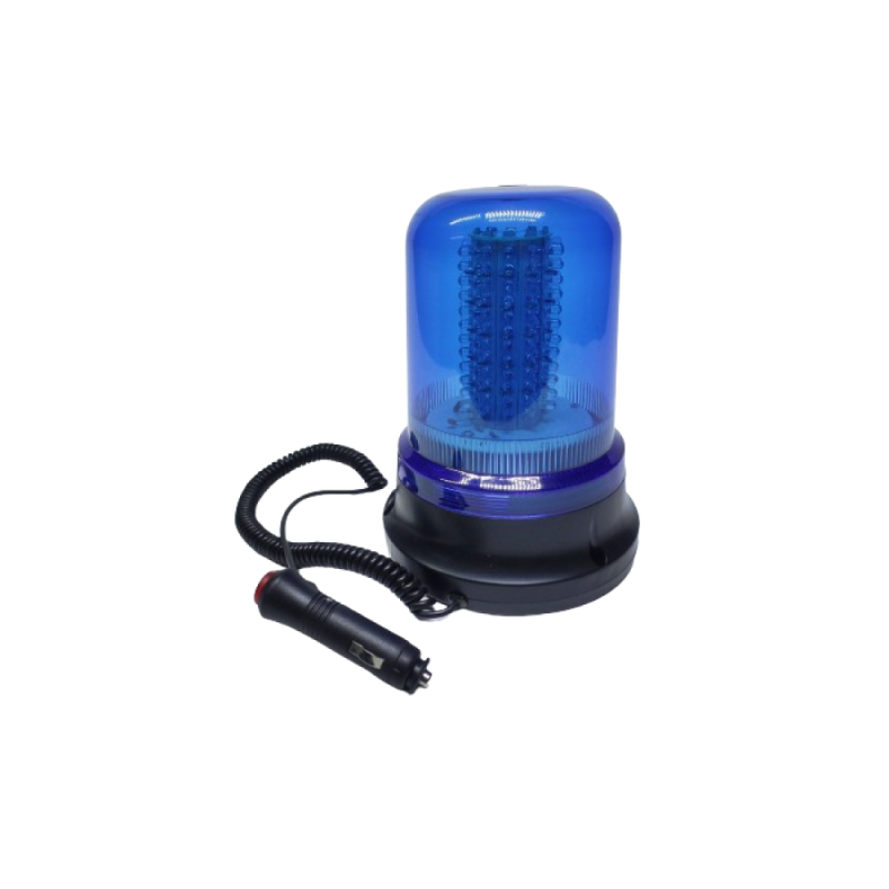 Girofar cu magnet 51066 cu 120 LED Albastru 12-24V