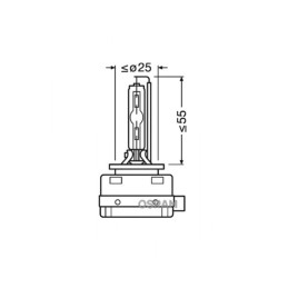 Bec Xenon D1S 4300k OSRAM Xenarc