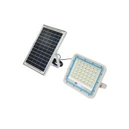 Proiector led de 100W cu panou solar 8W, baterie 5000mAh si telecomanda IP66