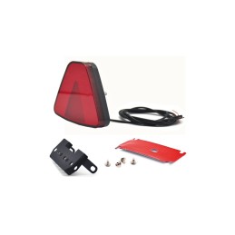 Lampa pozitie si stop frana LED F1 Lumina neon Rosie cu joc de lumini 12V