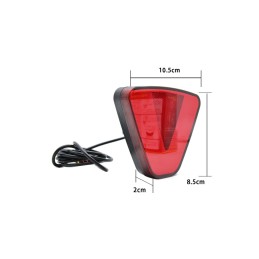 Lampa pozitie si stop frana LED F1 Lumina neon Rosie cu joc de lumini 12V