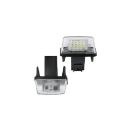 Set 2 lampi LED numar compatibil Citroen 7601