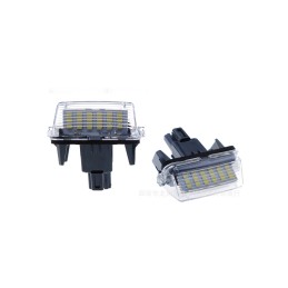 Set 2 lampi LED numar compatibil Citroen 7601