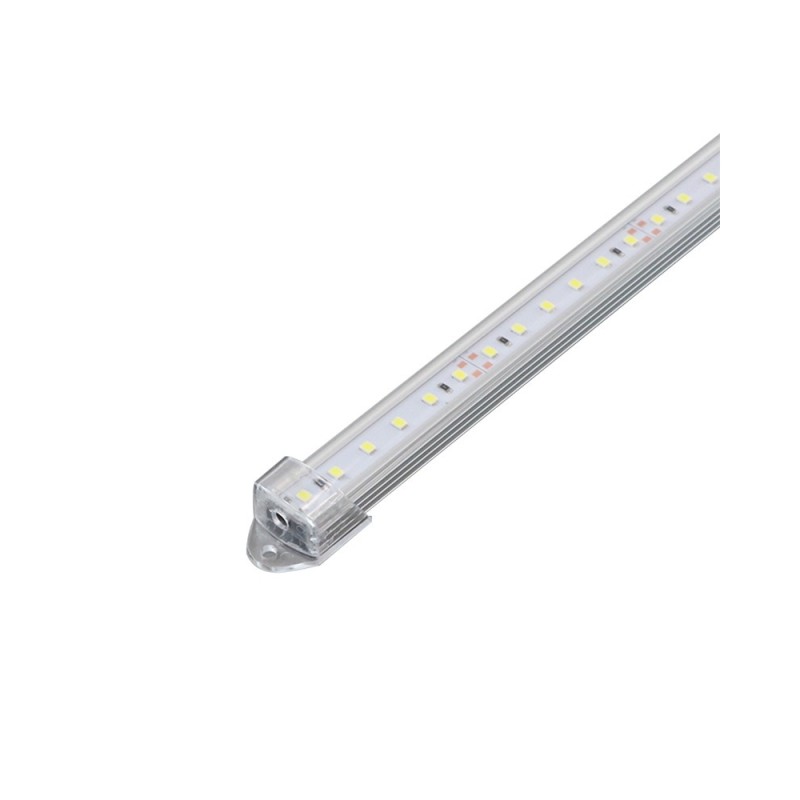 Banda led rigida 5630 1m 12V lumina alb cald 4300k 18W