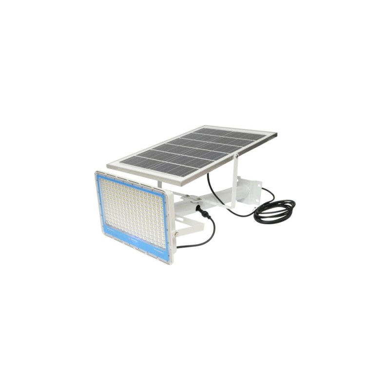 Proiector LED 400W 6500K cu panou solar 28W BK69669