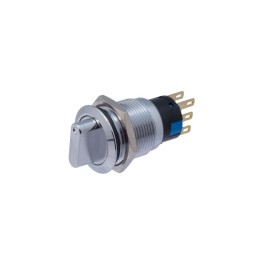 Buton din aluminiu 12V , 19mm