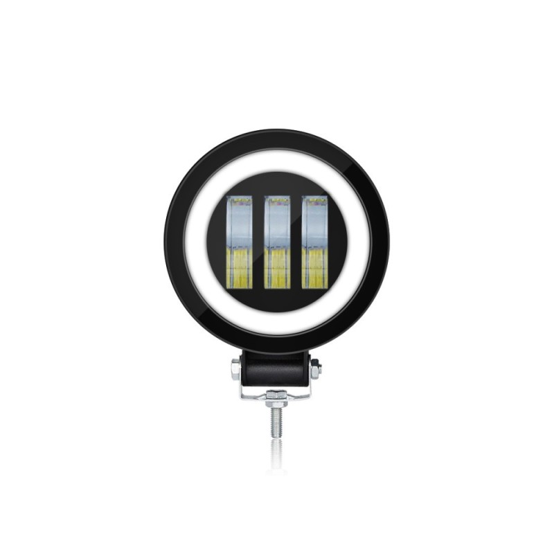 Proiector LED cu Angel Eyes DRL lumina alba 30W Proiector LED cu Angel Eyes DRL lumina alba 30W