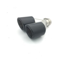 Ornament toba cu carcasa din carbon lucios