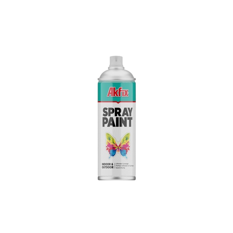 Spray vopsea Akfix negru lucios 400ml