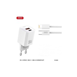 Incarcator retea PD30W USB-C 30W + USB-A 18W