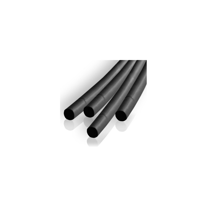 Tub negru varnis termocontractabil 6.0 mm, 100 m / rola