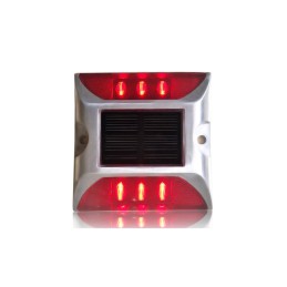 Buton reflectorizant stradal cu LED si incarcare solara