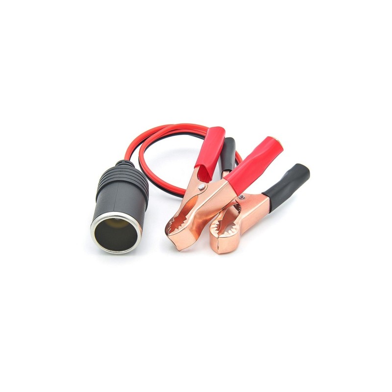 Mufa bricheta auto cu clesti pentru baterie Mufa bricheta auto cu clesti pentru baterie