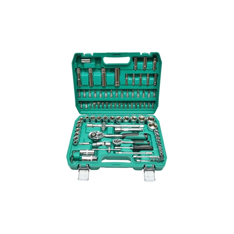 Trusa chei combinate, tubulare, fixe, torx, imbus antrenor cu clichet 94 piese