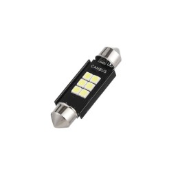 Bec sofit 36mm 6SMD 3030 12V Canbus 300 lumen lumina alba