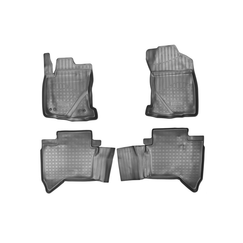 Covoare cauciuc stil tavita Toyota Hilux dupa 2015 Covoare cauciuc stil tavita Toyota Hilux dupa 2015